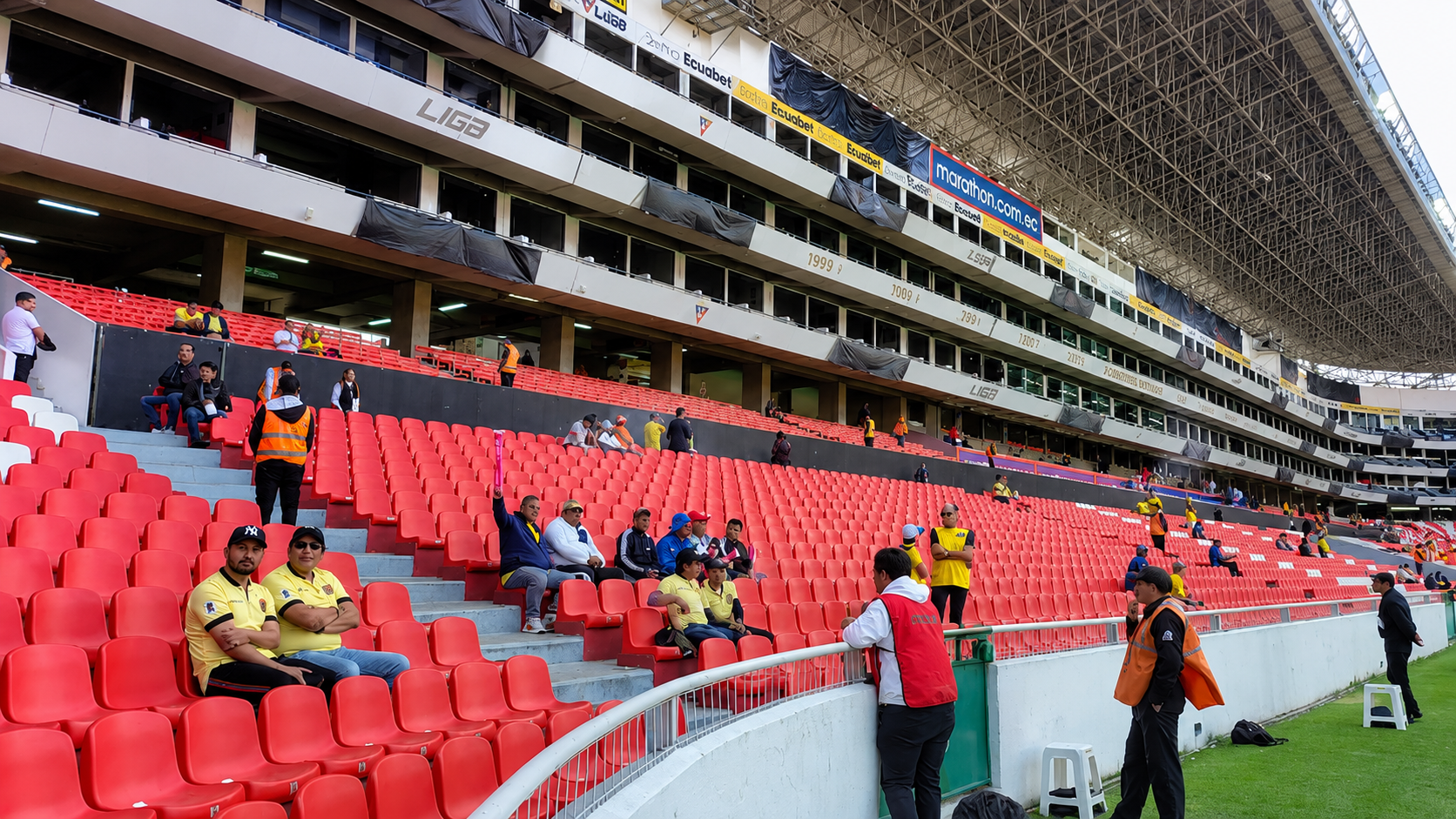 La LigaPro promedia apenas 3.668 hinchas por partido en los últimos cinco años, en la temporada 2022,