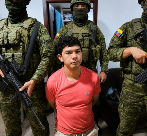 En el cantón La Maná, Cotopaxi, fue capturado un integrante de la red de la mafia albanesa.