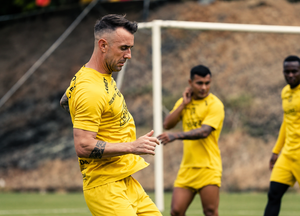 Damián “Kitu” Díaz ya tuvo su primer entrenamiento con Barcelona SC tras concretarse su regreso al equipo.